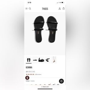 Tkees Gemma sandal size 8